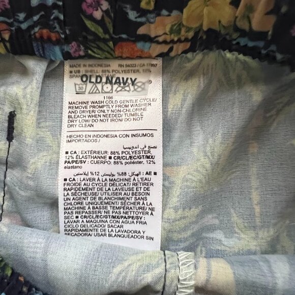 Baby Boy's Old Navy Summer Outfit Bundle - Yellow Top & Floral Shorts - Size 3-6 - Picture 7 of 7